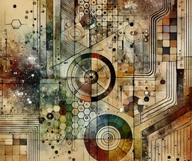 DALL·E 2024-10-16 12.54.44 - Create a unique abstract art piece that combines innovative and unconventional styles to represent the themes of transformation, growth, and empowerme